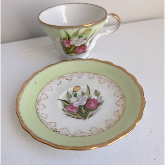 Norleans Japan Other - Norleans Japan Floral Teacup & Saucer Set